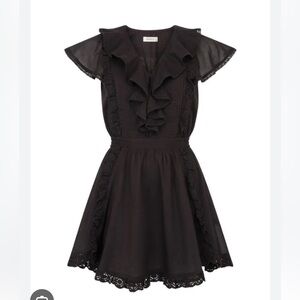 Spell dove lace, mini dress size medium black